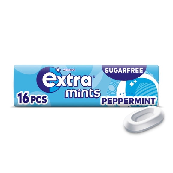 Extra Peppermint Sugarfree Mints 16 Pieces (pack of 20)