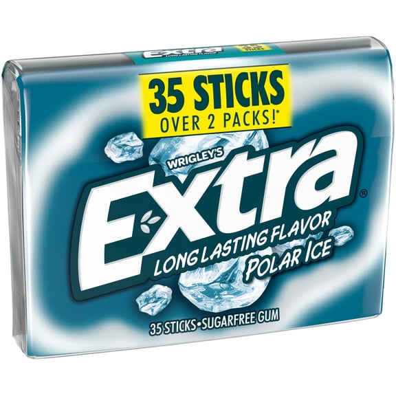 Extra Polar Ice Sugar Free Chewing Gum - 35 Count pack