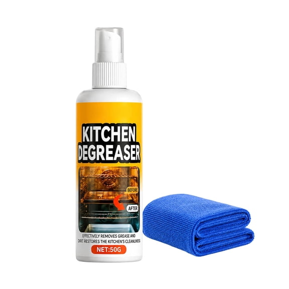 Extra Powerful Degreasing Spray for Kitchen Grease Removal, Custom Oven Cleaner for Deep Cleansing Oven Grates, Burner Grates and BBQ Grilling Racks