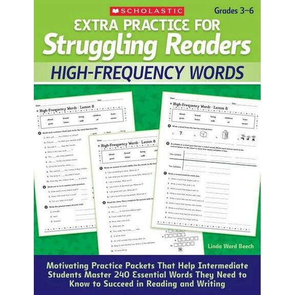 Extra Practice for Struggling Readers High-Frequency Words, Grades 3-6, (Paperback)