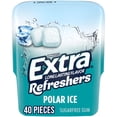 thumbnail image 1 of Extra Refreshers Polar Ice Sugar Free Chewing Gum - 40 Pieces Bottle, 1 of 13