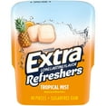 thumbnail image 1 of Extra Refreshers Tropical Sugar Free Chewing Gum -40 Pieces Bottle, 1 of 7