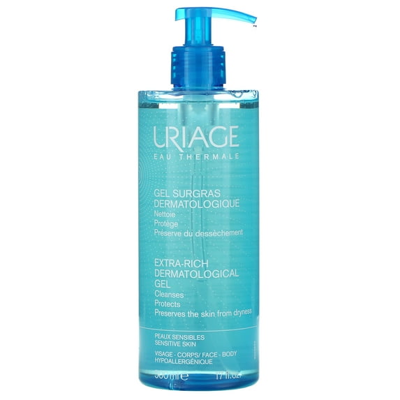 Extra-Rich Dermatological Gel, 17 fl oz (500 ml), Uriage