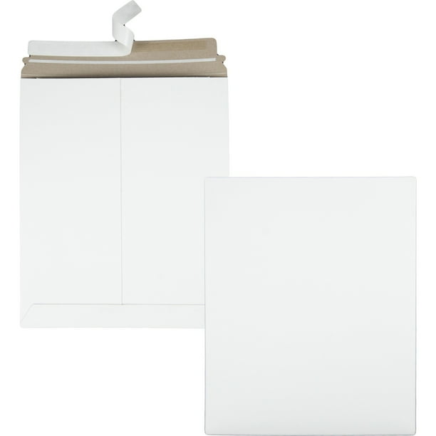 Photo/Document Mailer, Cheese Blade Flap, Redi-Strip Adhesive Closure, 11 x 13.5, White, 25/Box Photo/Document Mailer, Cheese Blade Flap, Redi-Strip Adhesive Closure, 11 x 13.5, White, 25/Box