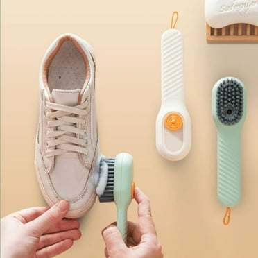 Extra Savings, Household Soft Bristle Cleaning Brush - Push Type Automatic Liquid Dispensing Brush for Effortless Cleaning,Brushes, Under 10 | Plastic, A, MIANHT