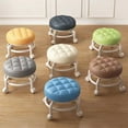 thumbnail image 1 of Yulucky Stools Extra Savings Wheeled Low Stool for Home Use Universal Wheel Doorway Lazy Man Shoe Stool Multifunctional Seamstress Wheelchair Sitting White, 1 of 9