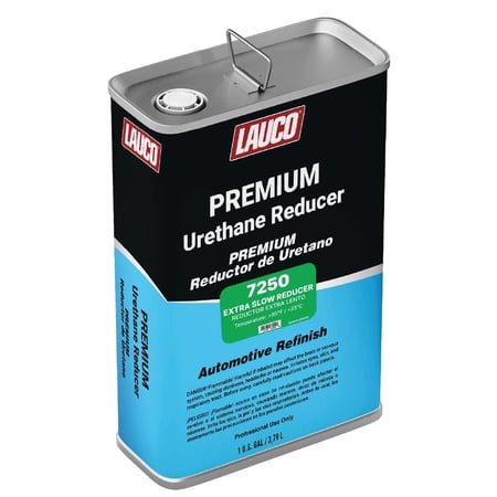 LAUCO Extra Slow Urethane Grade Reducer (7250), 1 Gallon, > 95°F - for Automotive Paint and Industrial Paint Use - High Performance Automotive Grade (Extra Slow - One Gallon) 7250-EXTRASLOW