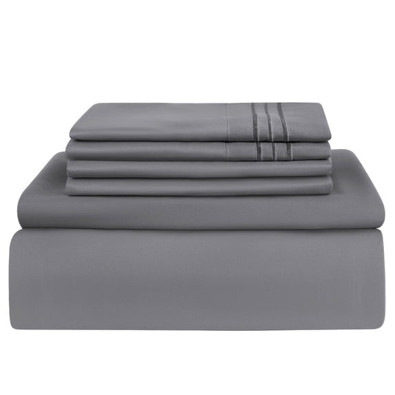 Extra Soft 14" Deep Pocket 1800 Thread Count Hotel Quality 6 Piece Bed Sheet Set