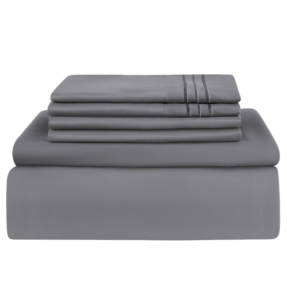 Extra Soft 14" Deep Pocket 1800 Thread Count Hotel Quality 6 Piece Bed Sheet Set