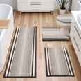 thumbnail image 1 of Ileading Chenille Bathroom Rugs Sets 4 Piece, Super Absorbent Non Slip Washable Bath Mat and U-Shaped Contour Toilet Rug Set for Tub Shower Floor Carpet, 1 of 10
