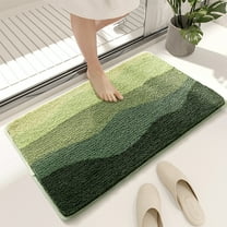 Extra Soft and Absorbent Microfiber Bath Rug, Non-slip Bath Mat, Machine Washable, Quick Drying, Soft and Fluffy Bathroom Carpet, Ideal for Bathroom and Shower