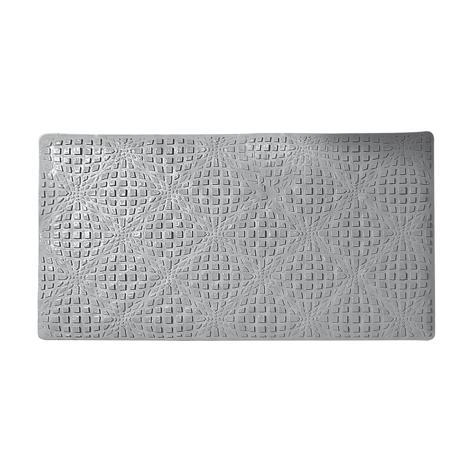 Extra Soft and Absorbent Microfiber Bath Rugs Square Shower Mat Extra ...