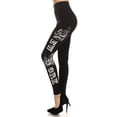thumbnail image 1 of Extra Soft Capri Leggings with High Wast, "New York", 1 of 5