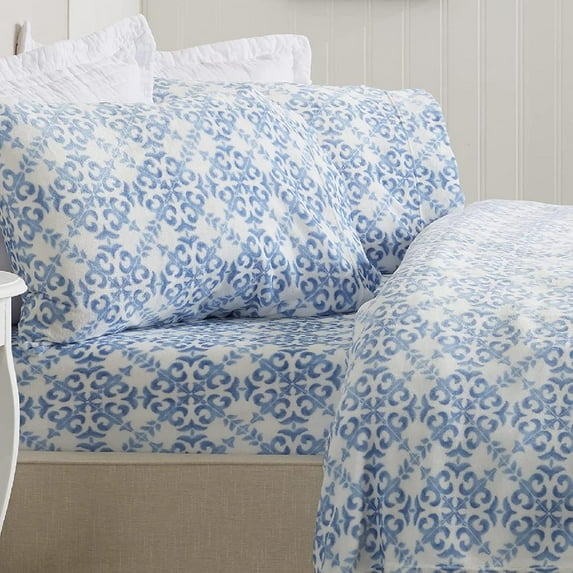 Extra Soft Cozy Velvet Plush Printed Sheet Set