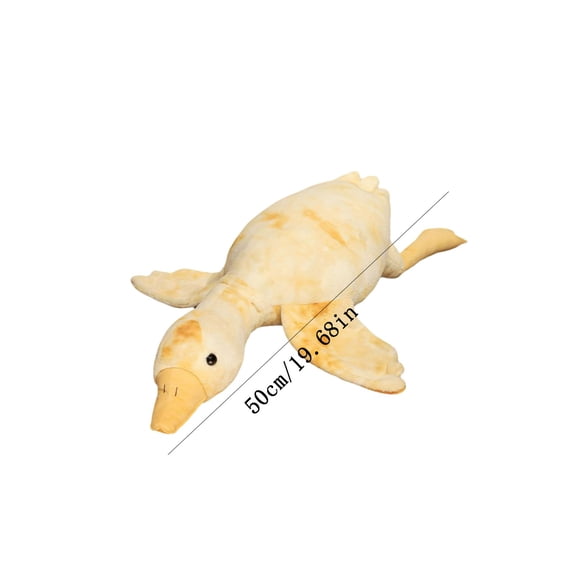 Extra Soft Duck Plush Stuffed Animal Hugging Pillow,3-In-1 Multifunctional Design,Natural Odorless Safe Material,Zipper Washable Durable,For Childs Nursery Decor Christmas Cuddle Companion