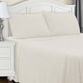 thumbnail image 1 of Extra Soft Fitted Sheet, Ivory Solid, Full, 1 of 4