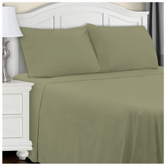 Extra Soft Flannel Sheet Set Sage / Cal King