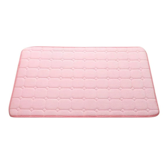 Extra Soft Floor Carpet Bathroom Quicker Dry Leisure Rugs Non Slip Lounge Home Decor Accessories - Pink(31.4" x 19.6")