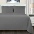 thumbnail image 1 of Extra Soft Reversible Duvet Cover Set, Grey Solid, Full/Queen, 1 of 1
