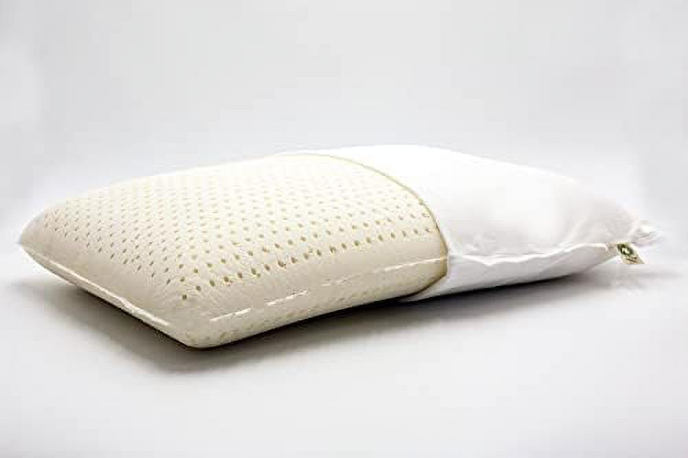 Extra Soft Talalay Latex Pillow (Queen Size), GOTS Certified Cotton