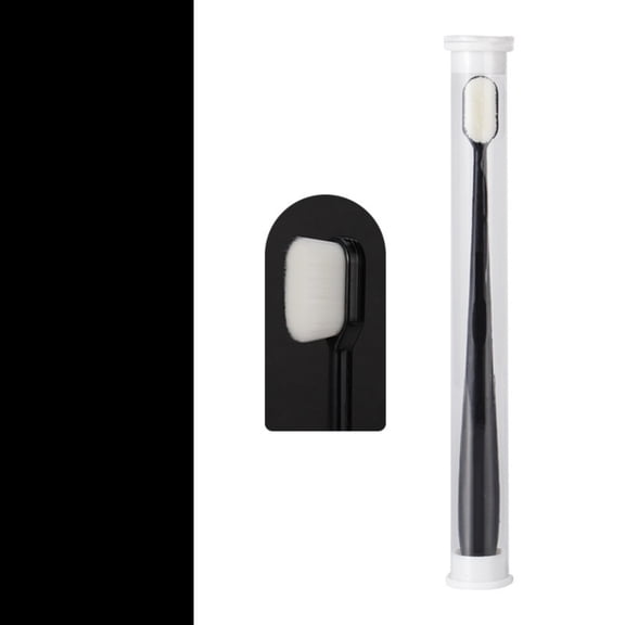 Extra Soft Toothbrush Manual Toothbrush Deep Clean High Density Bristles Gentle Oral Care Ergonomic Handle Tongue Cleaner for Sensitive Teeth Daily Use Single Pack