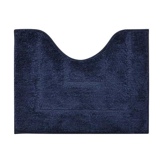 Extra Soft U-Shape Toilet Rug, Water Absorbent Mat for Bathroom, Reversible Machine Washable for Bathroom Floor,Thickened Mat Door Mat Drying Toilet Islip Carpet(19.69x15.75 inch)
