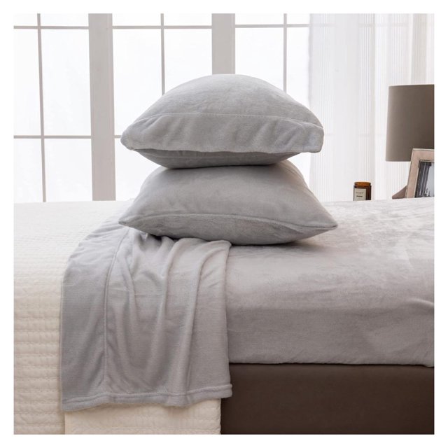 Extra Soft Velvet Plush Queen Micro Fleece Sheet Set Deluxe