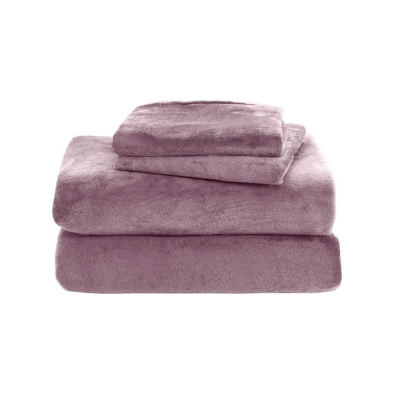 Extra Soft Velvet Plush Queen Micro Fleece Sheet Set Deluxe Microplush Non Pilling Sheets, Deep Pocket Velvet Luxe Collection 3 Pcs