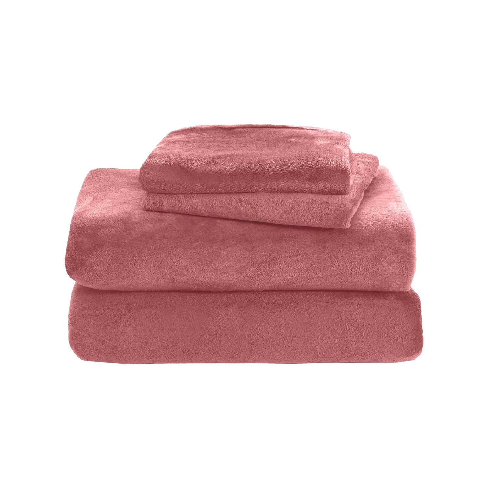 Extra Soft Velvet Plush Queen Micro Fleece Sheet Set Deluxe Microplush