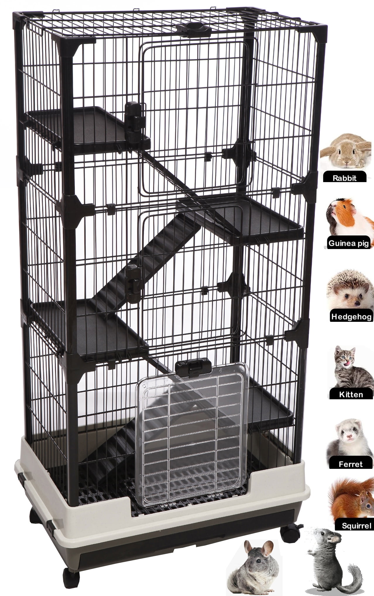Extra Spacious MultiTiers Indoor Outdoor Ferret Chinchilla Guinea Pig