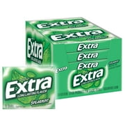 Extra Spearmint Sugar Free Chewing Gum Slim Packs - 10 Ct Bulk Bo