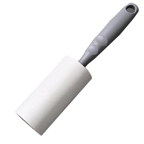 Extra Sticky Lint Roller for Pet Hair, Portable Easy Tear-Off 60 Sheets Per Roll Hair Remover for Clothes, Furniture, Carpet and Car Seats, Travel Size Dust Brush, Gray
