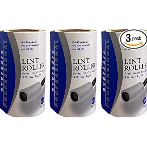 Extra Sticky Roller Refill, 180 Sheets, 60 Count (Pack of 3)