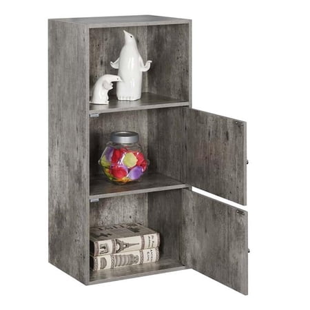 Extra Storage 2 Door Cabinet, Faux Birch