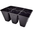 Extra Strength 6 Cell Seedling Starter Trays, 120 Pack (720 Cells), for