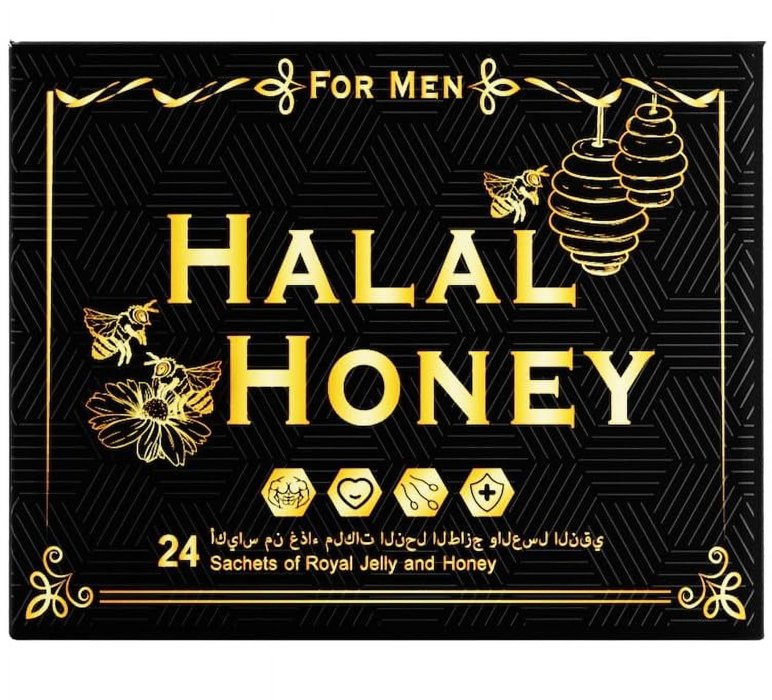Extra Strength For Men Raw Organic Honey with Premium Natural Royal
