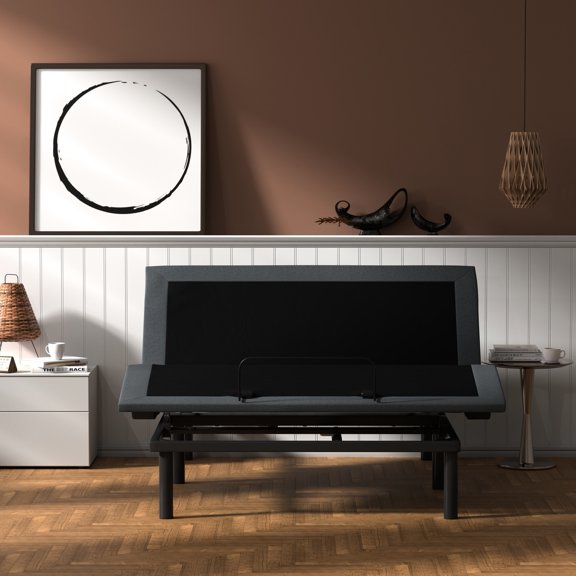 Extra Strength Frame, Upholstered with Fabric - Twin XL Adjustable Bed