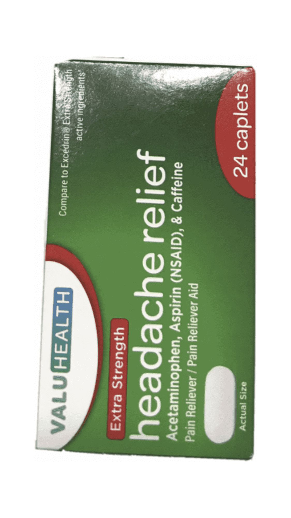 Extra Strength Headache Relief Tablets, Acetaminophen, Asprin (NSAID
