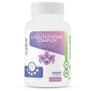 Extra Strength L-Glutathione - Free Radical Neutralizer - 1000mg per Serving, 30 Servings, 60 Capsules