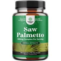 Extra Strength Saw Palmetto Extract - Advanced Herbal Complex for Hair Health and Urinary Support with Plant Sterols & Flavonoids - Potent Herbal Supplement with 500mg per Serving - 100ct