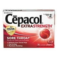 thumbnail image 1 of Extra Strength Sore Throat Lozenges, Cherry 16Ct, 1 of 3