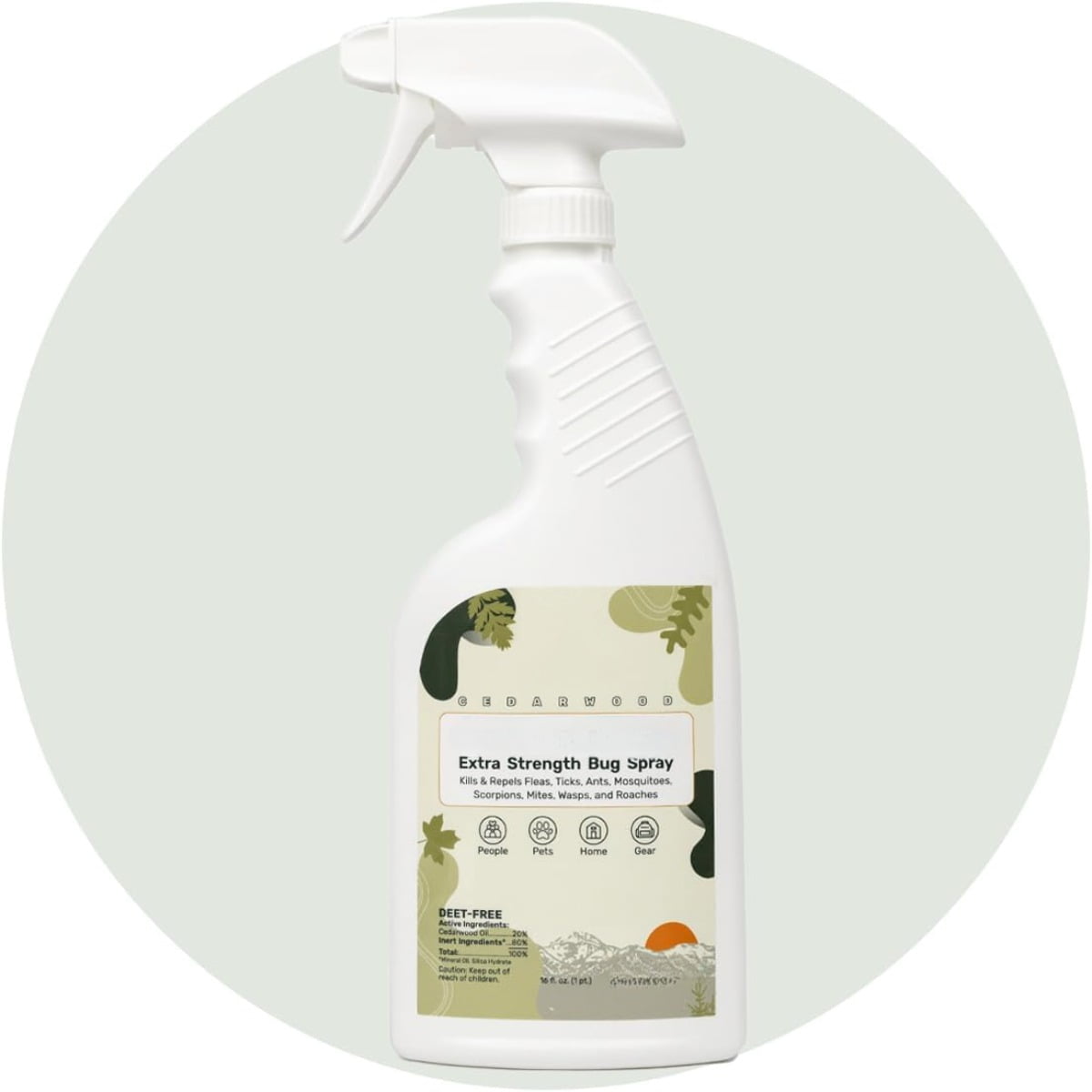 Extra Strength Tickshield Deep Woods Cedar Oil Tick & Mosquito