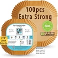 ((Extra Strong)) Air Fryer Disposable Paper Liner 100Pcs, Strong ...