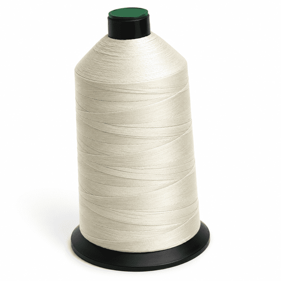 Extra Strong Bonded Nylon Sewing Thread, Beige, #69 Tex70 Tkt40, 6000 Yards, 1lb Cone