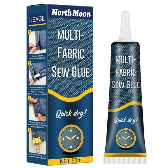 Extra Strong Fabric Glue For Hemming and Sewing Use Clothes Best on By LEARNEVER