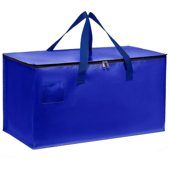 Extra Strong Waterproof Travel Organiser Bag With Reinforced Handles Foldable Design for Clothes Bedding Storage