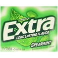 thumbnail image 1 of Extra Sugar Gum, Spearmint, 15 Stick (pack of 20), 1 of 3