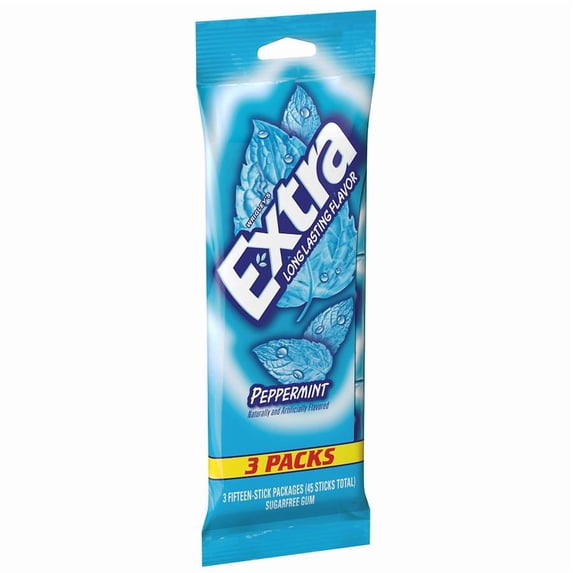 Extra Sugarfree Gum Peppermint 15.0 ea