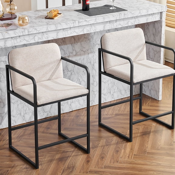 Extra Support Armrests / Restaurant Dining / Durable Frame Bar Stools