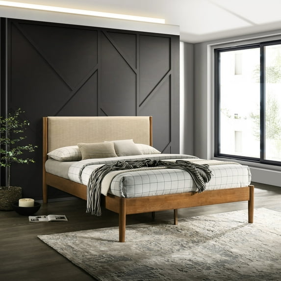 Extra Support from Rails / Queen Bed for Secure Bedroom Sleep